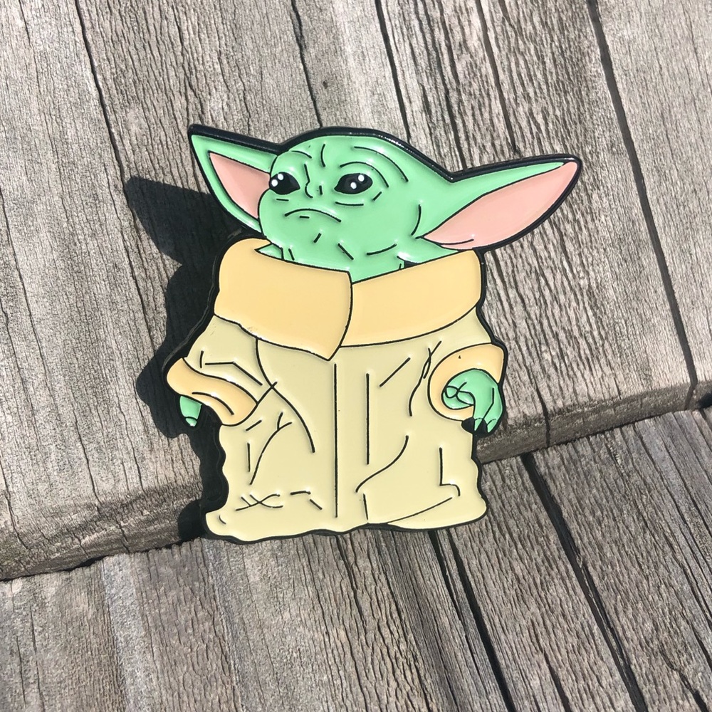 *SOLD ON MERCARI* Mandalorian The Child "Baby Yoda" Metal Pin